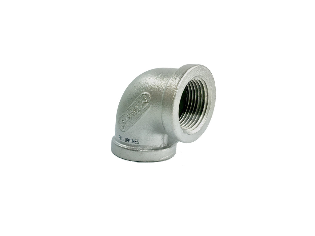2-Inch NPT 45° Elbow – 304 Stainless Steel Female Threaded Pipe Fitting SS020941304