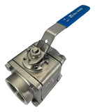 2011 KM ~ 3-PC. Socket Weld End Ball Valve