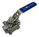 2013NM ~ 3PC. Threaded End Ball Valve