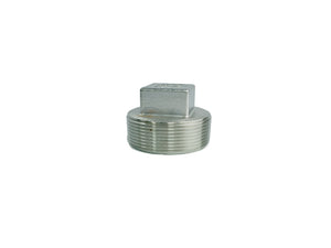 SS 150# Threaded Square Head Plug MSS-SP114 Pipe Fitting