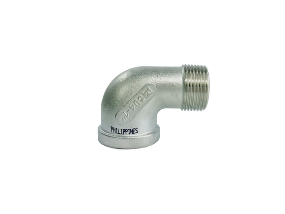 SS 150 # ISO Threaded 90 Degree Street Elbow Pipe Fitting –  StainlessValvesandFittings