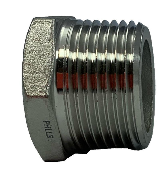 304 SS 150# ISO Threaded Hex Bushing Pipe Fitting